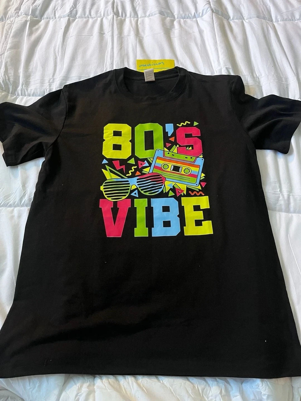 Gildan 80's Vibe Retro Neon Graphic T-Shirt
