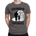 Grandad Favourite Superhero Mens  T-Shirt Granddaughter Christmas Gift