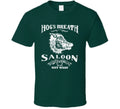 80s Hogs Breath Saloon Fort Walton Green Motorcycle Fan T Shirt