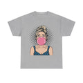 PopArt Girl Bubble Gum Bubble Tshirt unisex heavy cotton