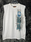 Jaco Jeans Muscle Shirt Men’s Large White Y2K Skate Streetwear Graphic