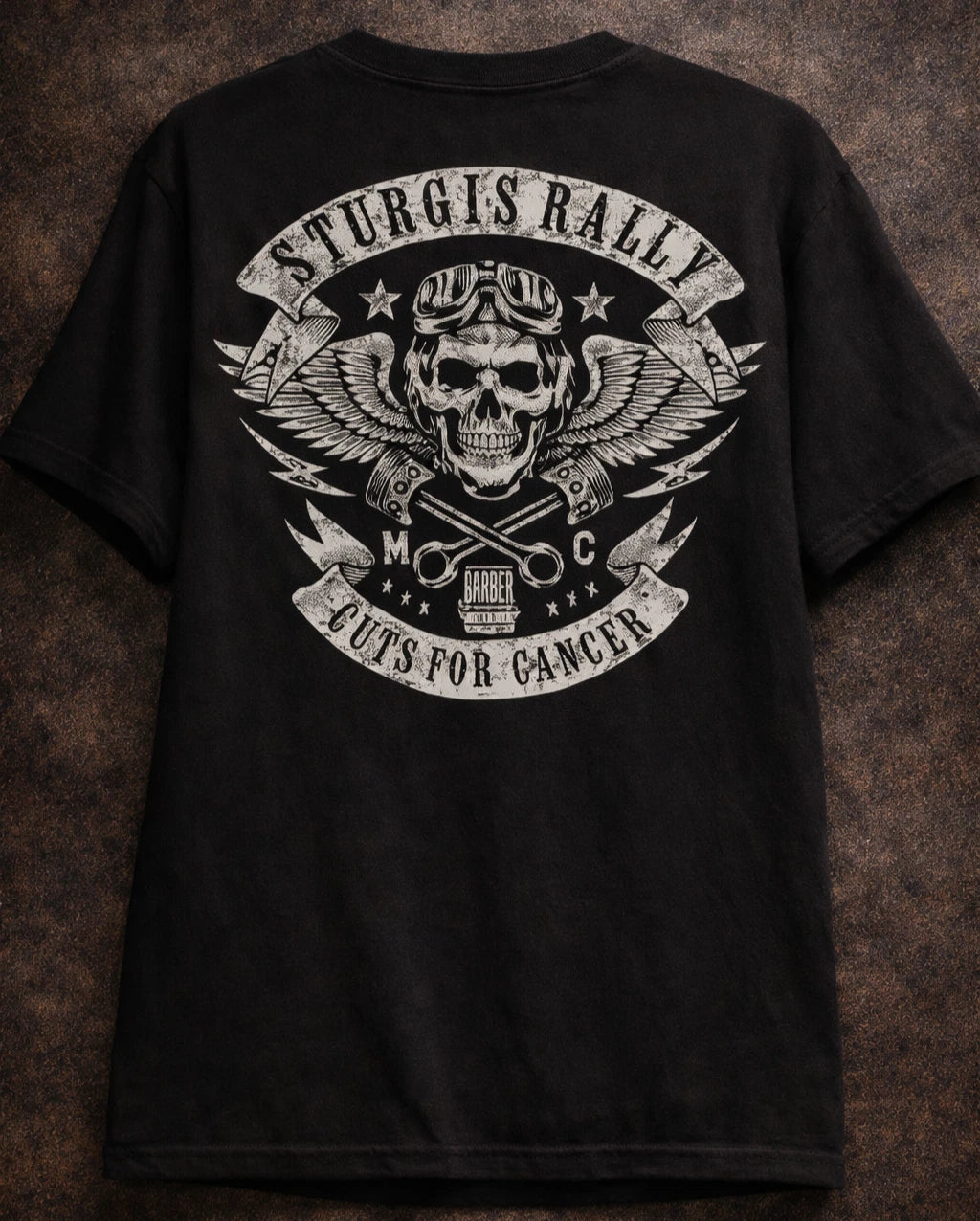 Sturgis Rally 2015 Skull Biker Tee Medium Motorcycle Rally Shirt Black