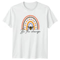 Be The Change T-Shirt Boho Bee Inspirational Nature Birthday Gift