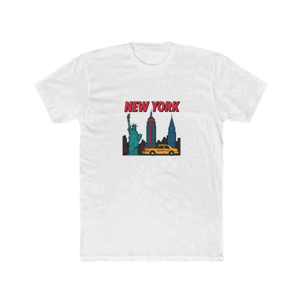 Vibrant New York Pop Art Skyline T-Shirt