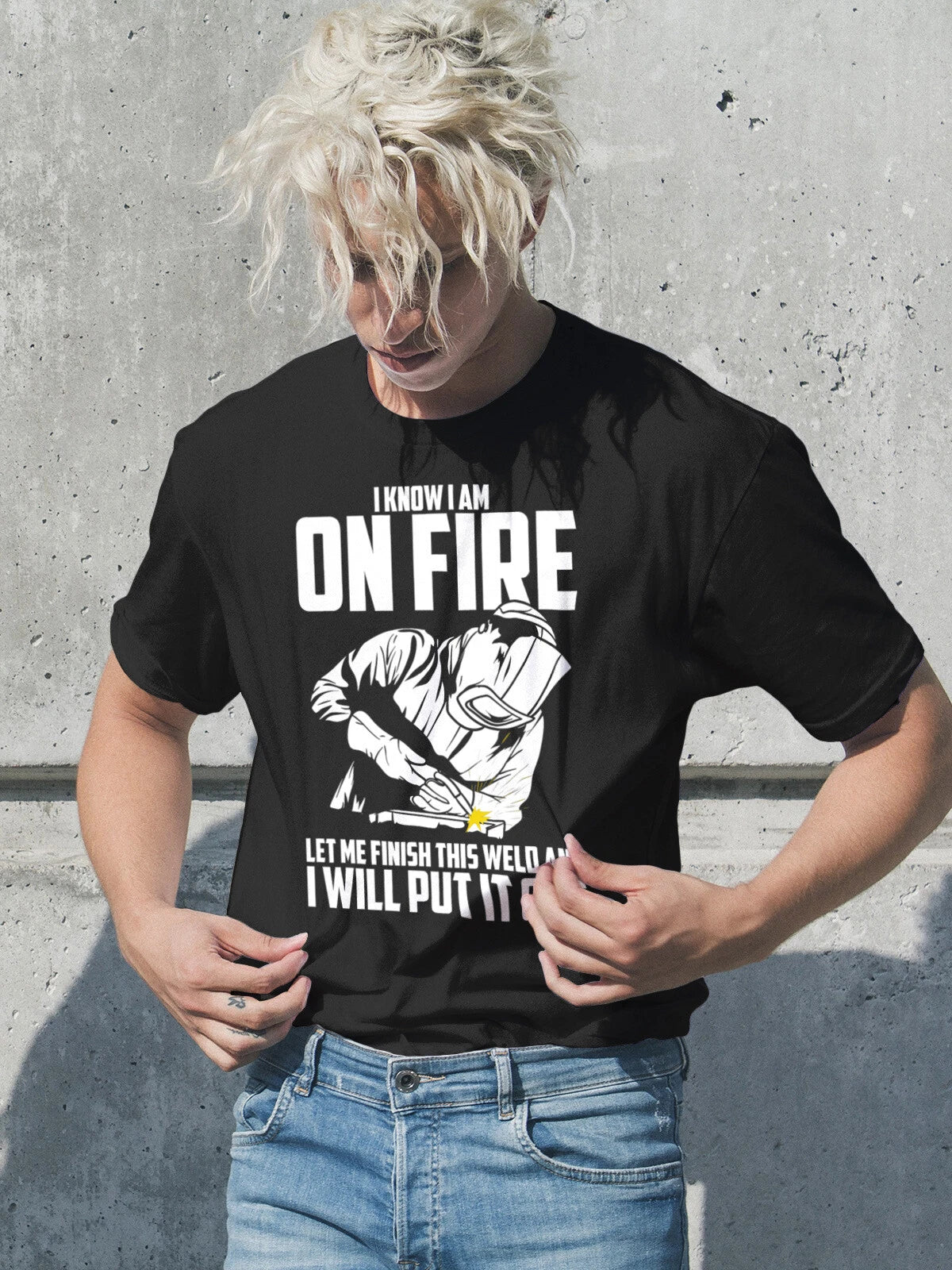 Welder Funny Saying Welding T-Shirt Gift Tee Size S to 5XL