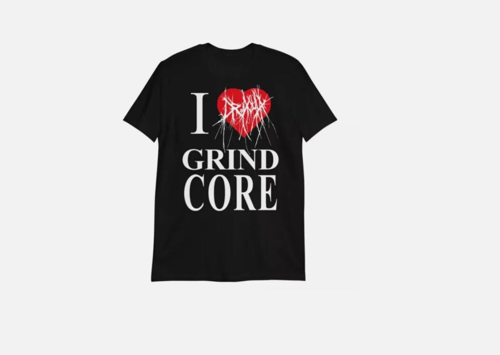 DR. ACULA I HEART GRINDCORE Deathcore Metal Grindcore Band T-Shirt
