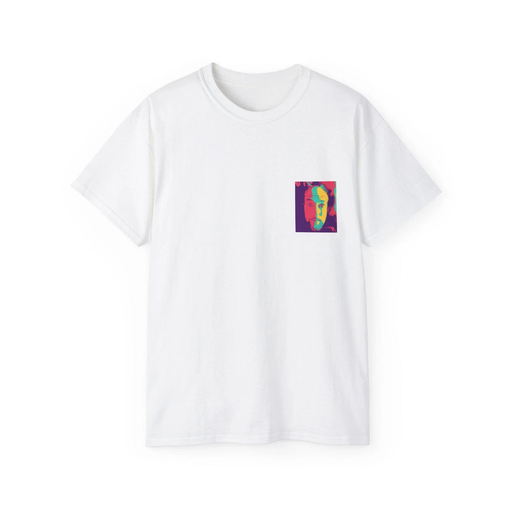 Colorblock Cowboy Tee | Pop Art Western Portrait T-Shirt