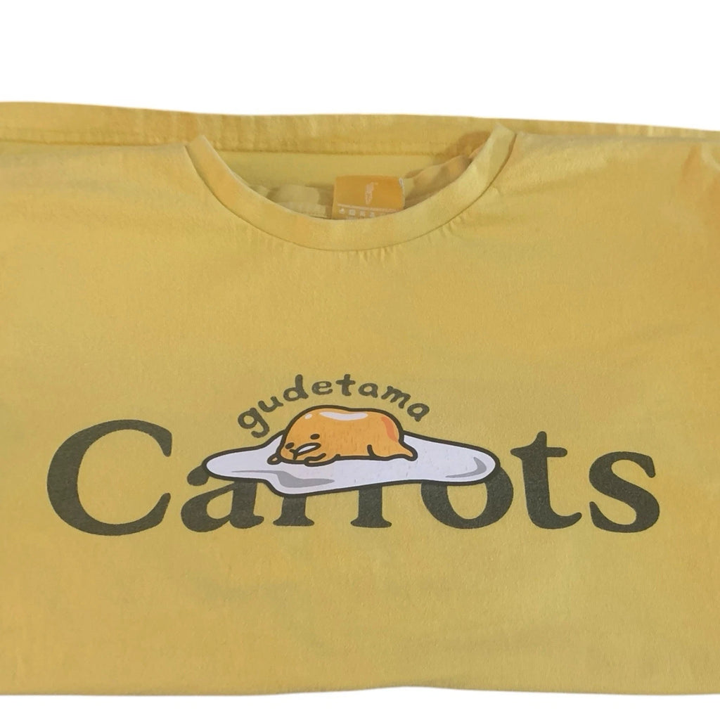 Gudetama The Lazy Egg Wordmark Collab Carrots Urban Outfitters See Measurements