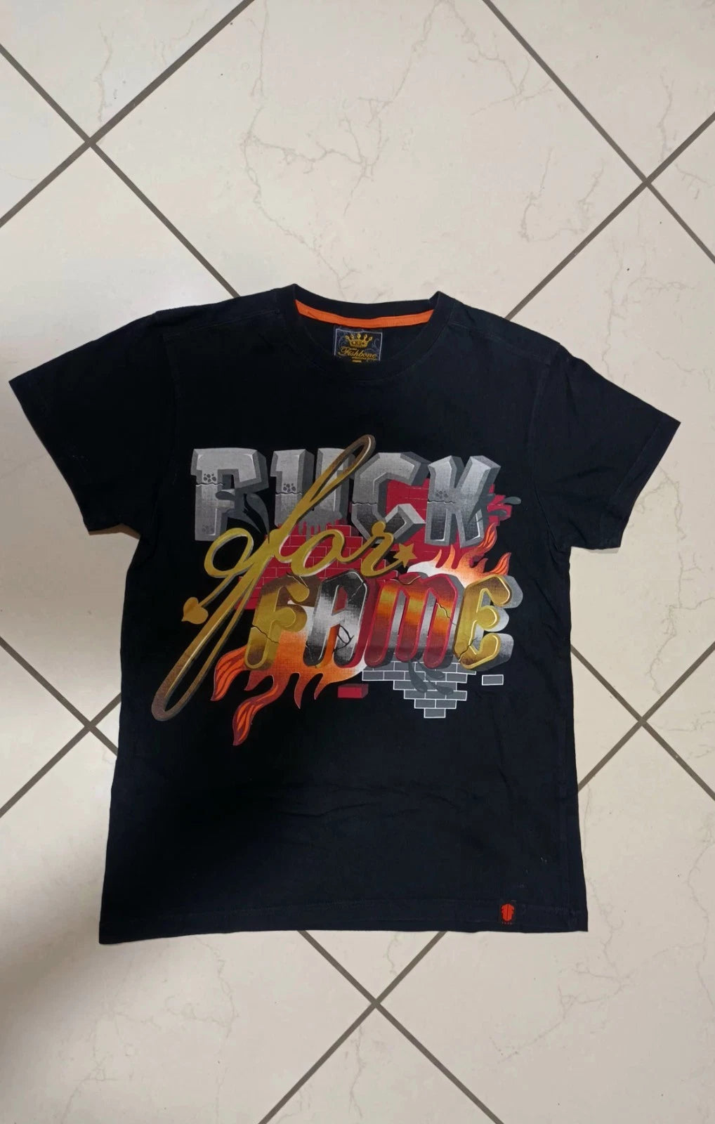 Fishbone VINTAGE y2k graffiti t-shirt streetwear hip-hop