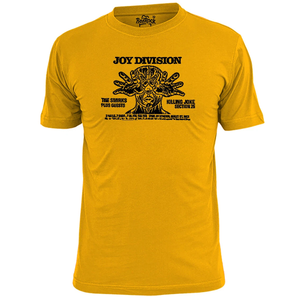 Mens Joy Division The Smirks Gig Poster Inspired T Shirt Post Punk Indie