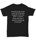 Funny Elk Hunting T-Shirt-Cotton-Tee Casual Wear For Him-For Her-Silly-Sarcastic