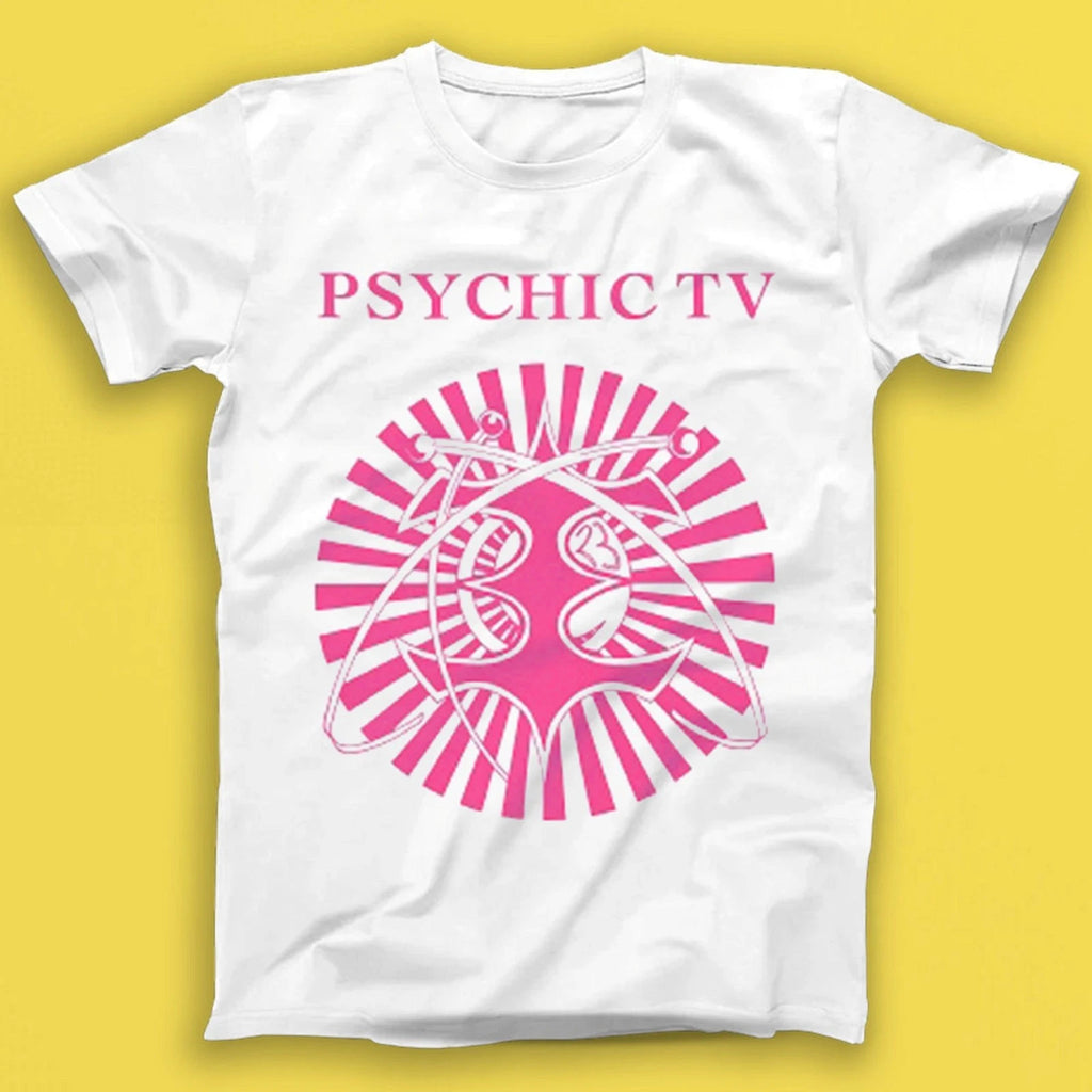 Psychic TV Magickal Mystery D Tour Punk Rock Music Gift Tee Tshirt T2099