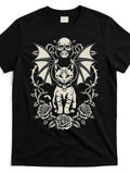 black-cat-goth-kitten-halloween-skulls-rose-mom-dad-t-shirtSame style for
