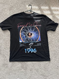 Y2K Allen Iverson Vintage Style Shirt Large NBA Red Black Blue Front Back