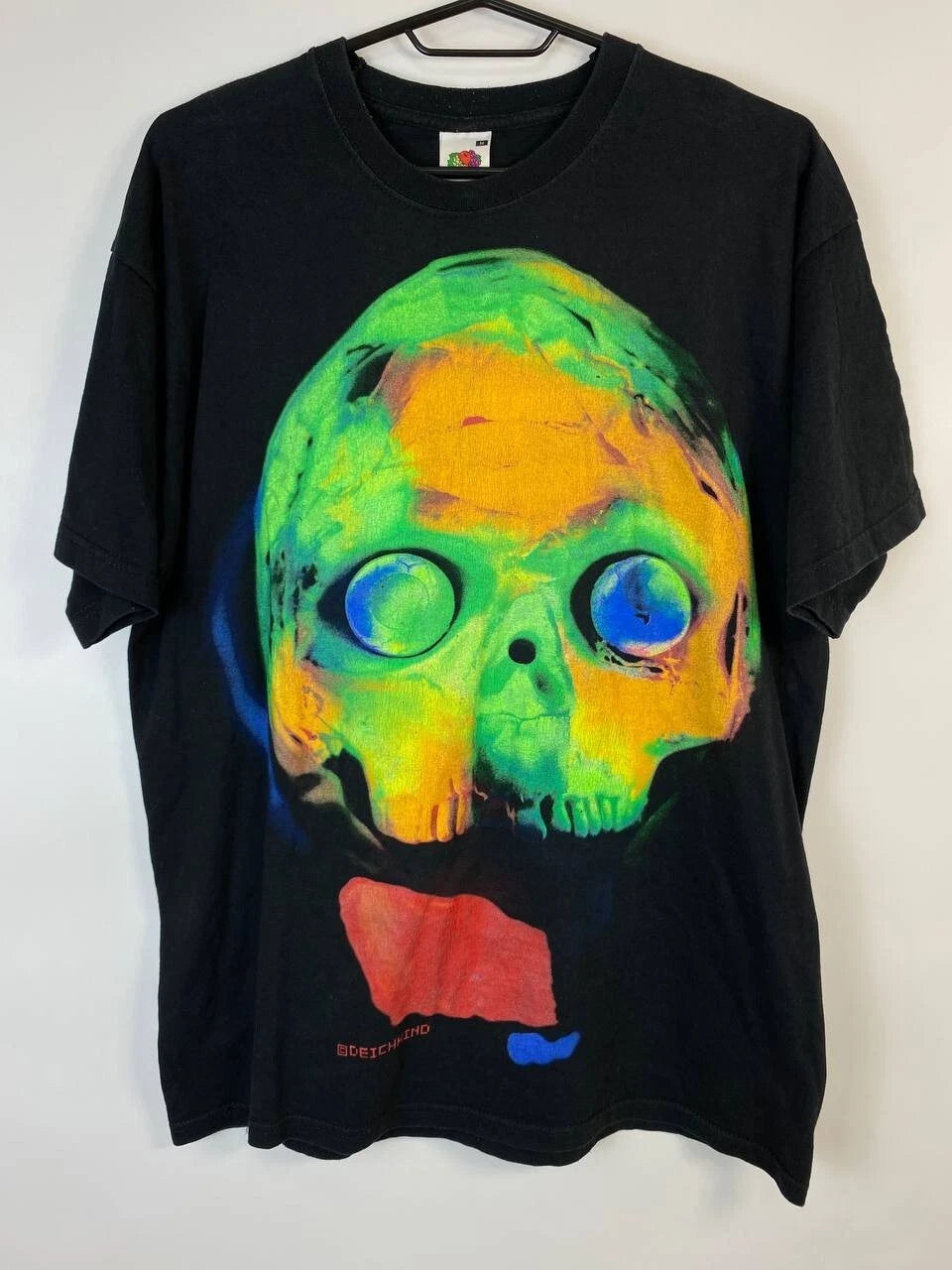 DEICHKIND Vintage T-Shirt Tee Y2K 90s Hip-Hop Electronic Size M