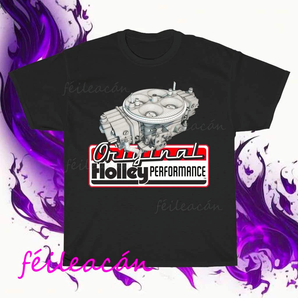 Brand New Holley Carburetors Logo American T-Shirt Funny Size S to 5XL