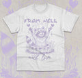 From Hell With Love T-Shirt Funny Raccoon Meme Opossum Graphic Unisex Shirt