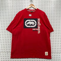 Vintage Y2K Ecko Rhino Shirt Mens XL Red Hip Hop Short Sleeve Graffiti