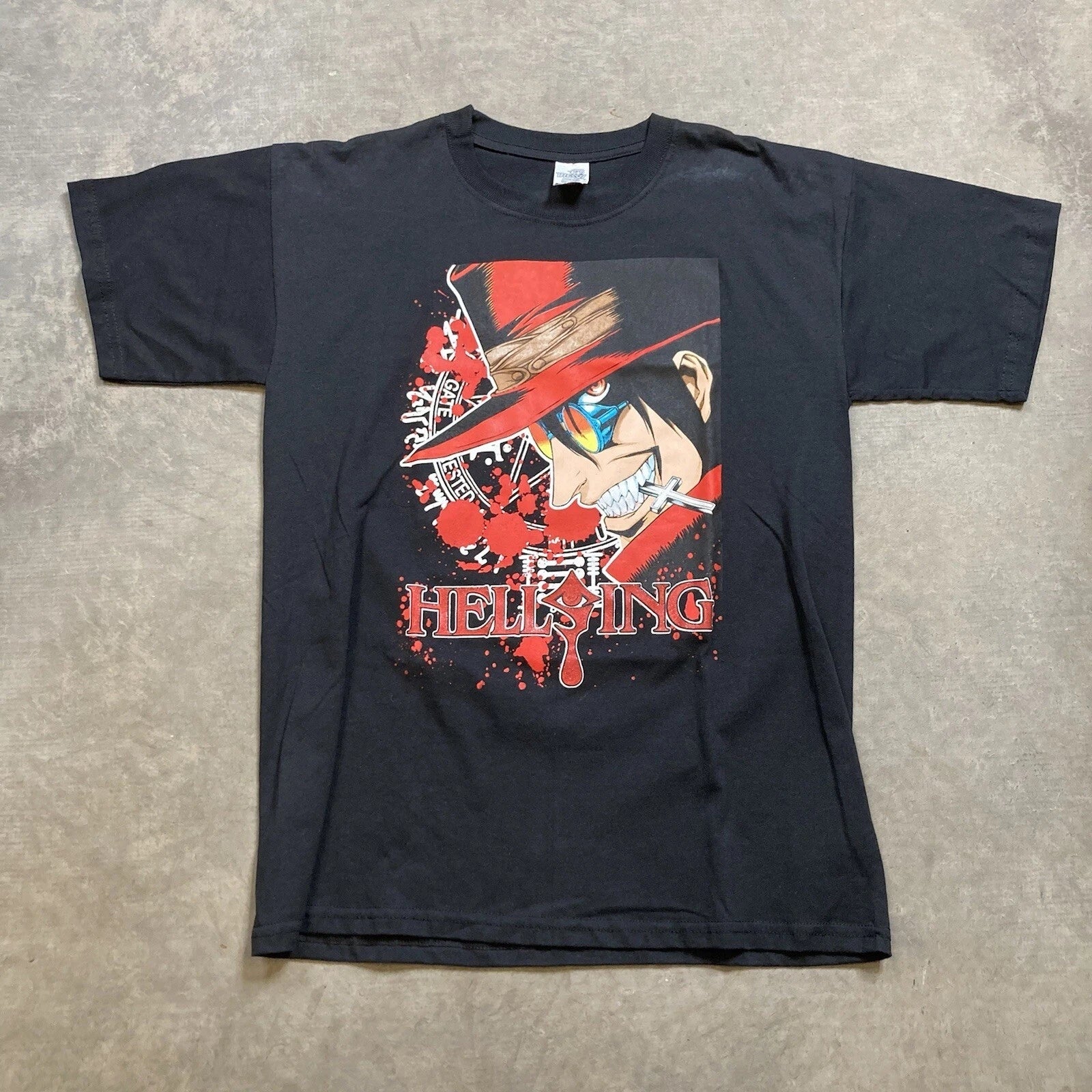 Hellsing Shirt L 00s Y2k Anime Manga Mexican Boot Alucard Seras Tee