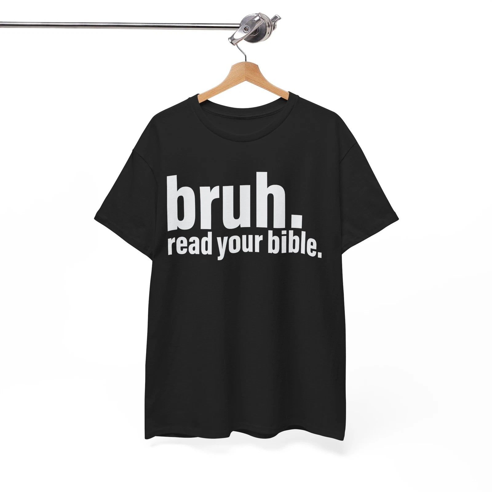 Bruh Meme Read Your Bible God Funny Modern Christian Church T-Shirt