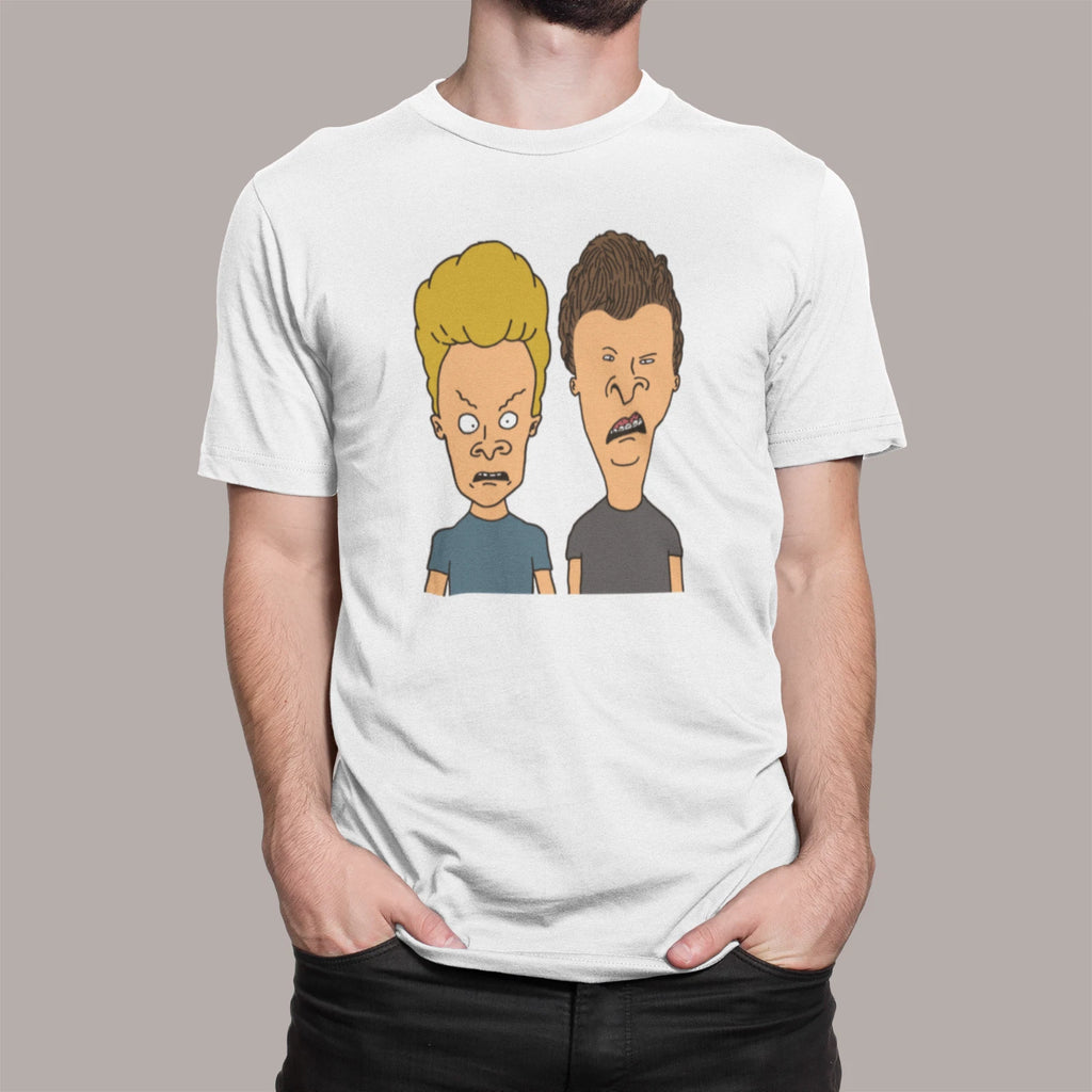BEAVIS AND BUTTHEAD T SHIRT 90S FUNNY GIFT RETRO ADULTS KIDS