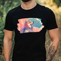 Mens Dog As Astronaut Print Cotton T-Shirt Size XS to 5XL