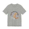 Iced Coffee Mornings Tee | Summer Aesthetic, hand-drawn coastal vibes