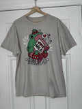 Hot Topic T Shirt Kawaii Strawberry Milk Frog Graphic Print Ivory Adult XL