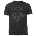 Beautiful Black Dream Catcher Native American Boho Feather T-shirt