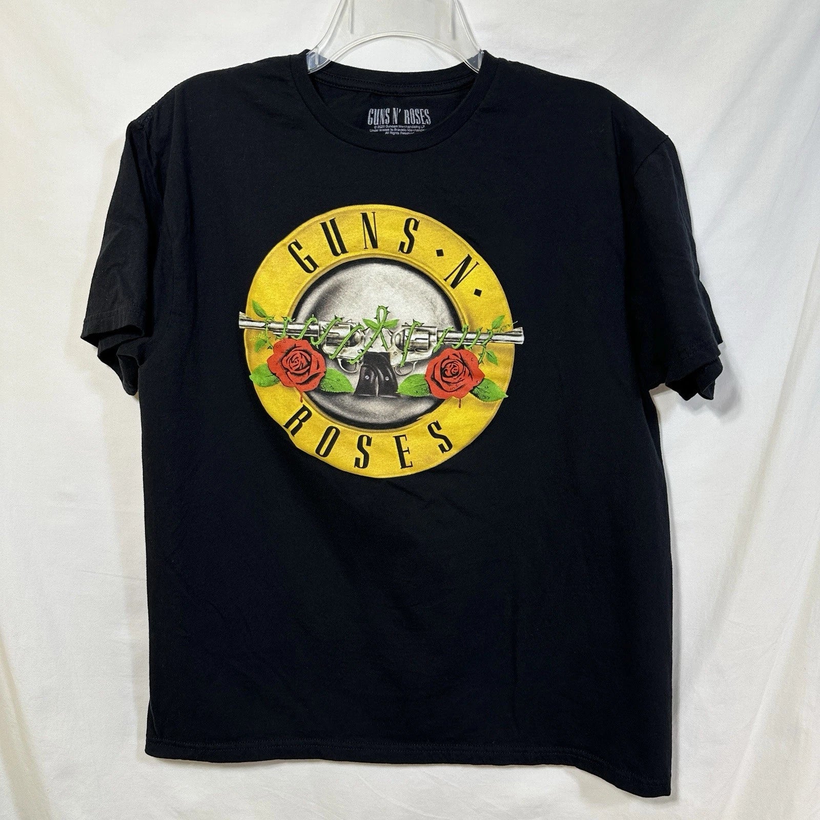 Retro Guns N Roses Large Graphic Tee T-Shirt Rock Music Band 80's Throwback Guns