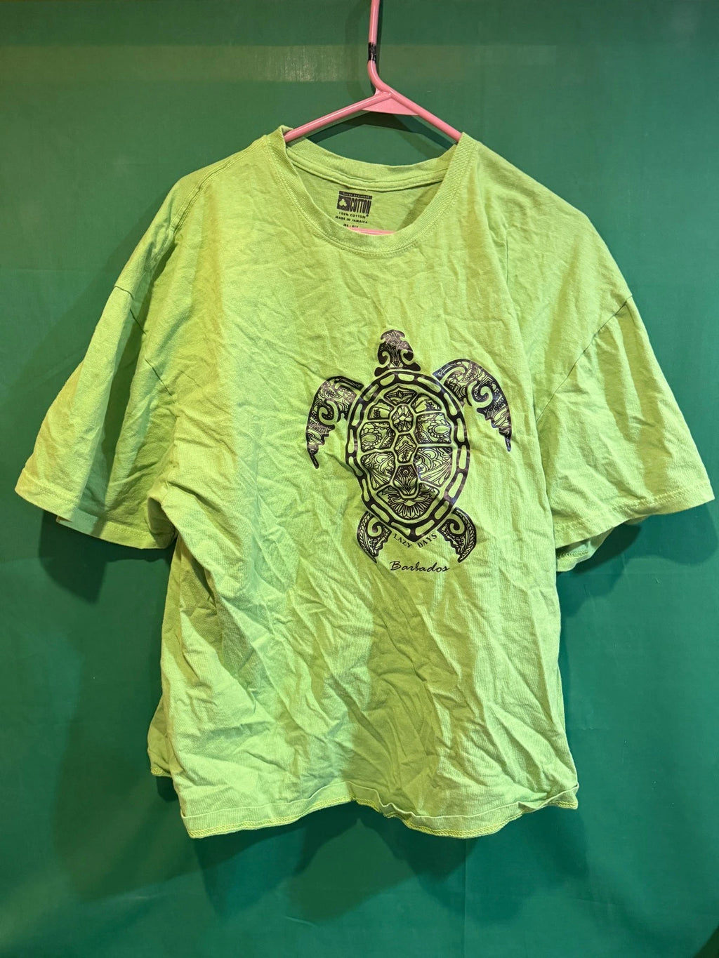 Sun Island Lazy Days Barbados T-Shirt Large XXL 2XL NEW Condition