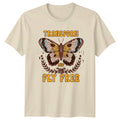 Transform And Fly Free Butterfly Retro Boho Graphic T-Shirt