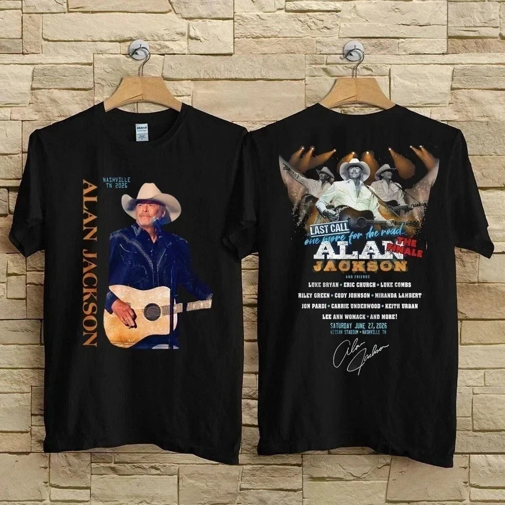 Alan Jackson Tour 2026 Unisex T shirt All size