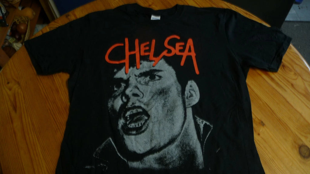 CHELSEA - Punk Rock T-Shirt.Size XL 77 Punk,Right to work,Roxy Club,Generation X