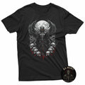 Dark Fantasy Skull Angel Shirt Gothic Graphic Tee T-Shirt