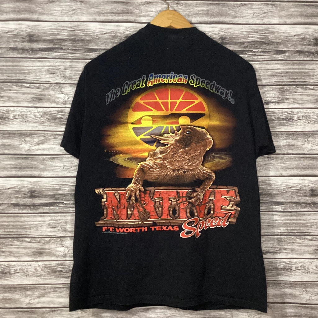 Texas Motor Speedway Shirt Mens Large Black Chase Authentics Graphic Tee Y2K
