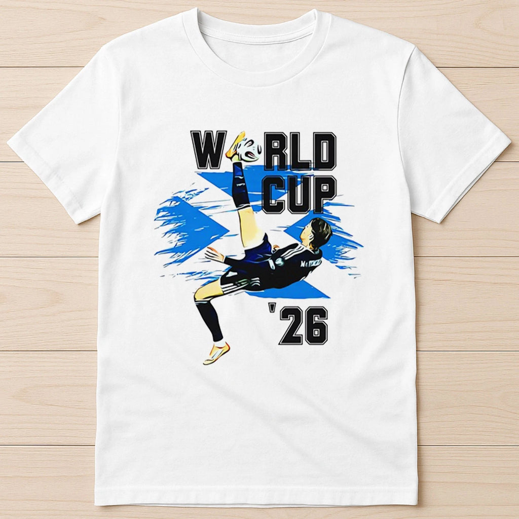 Scotland We'll be Coming World Cup 26 Football Soccer Funny Gift T Shirt 6033