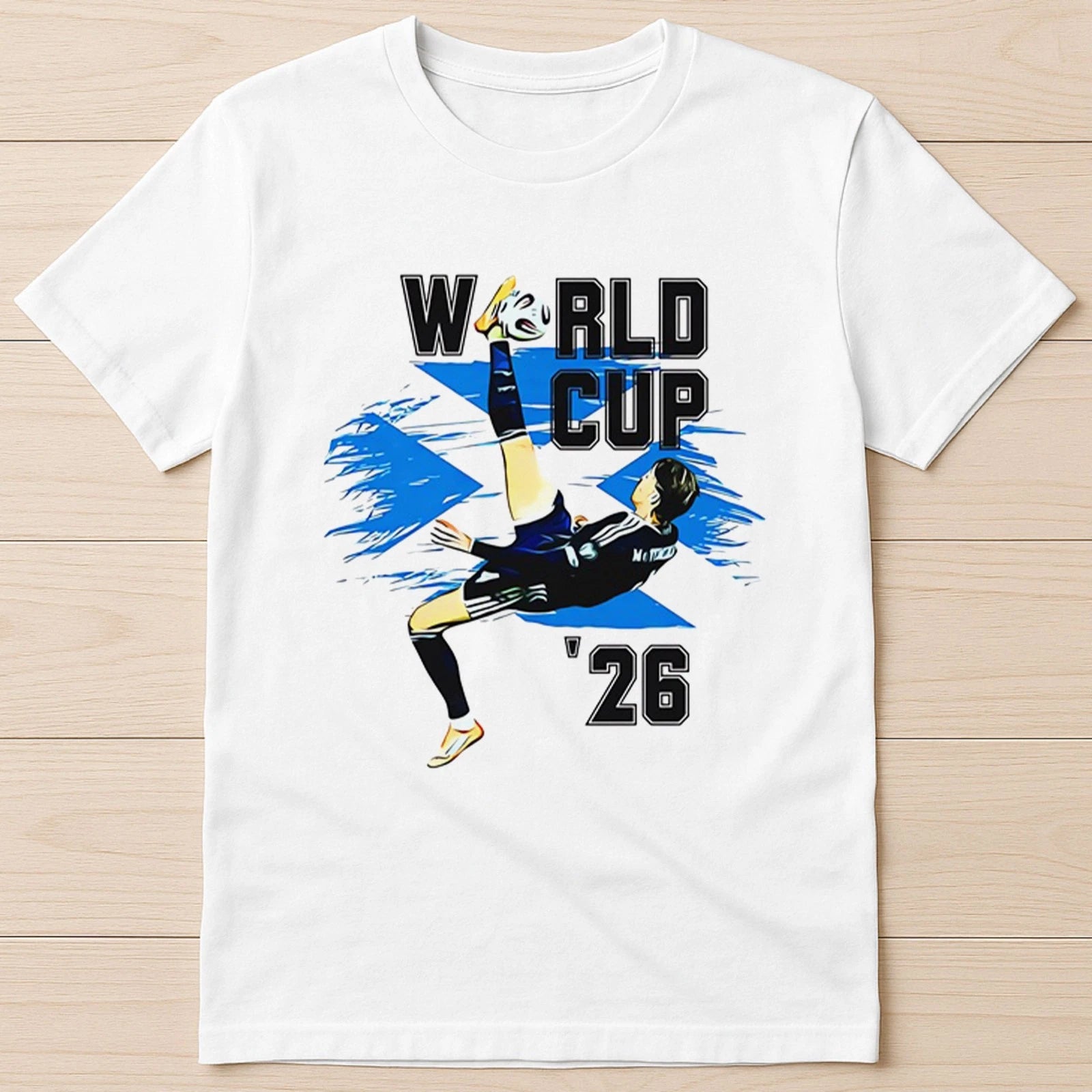 Scotland We'll be Coming World Cup 26 Football Soccer Funny Gift T Shirt 6033