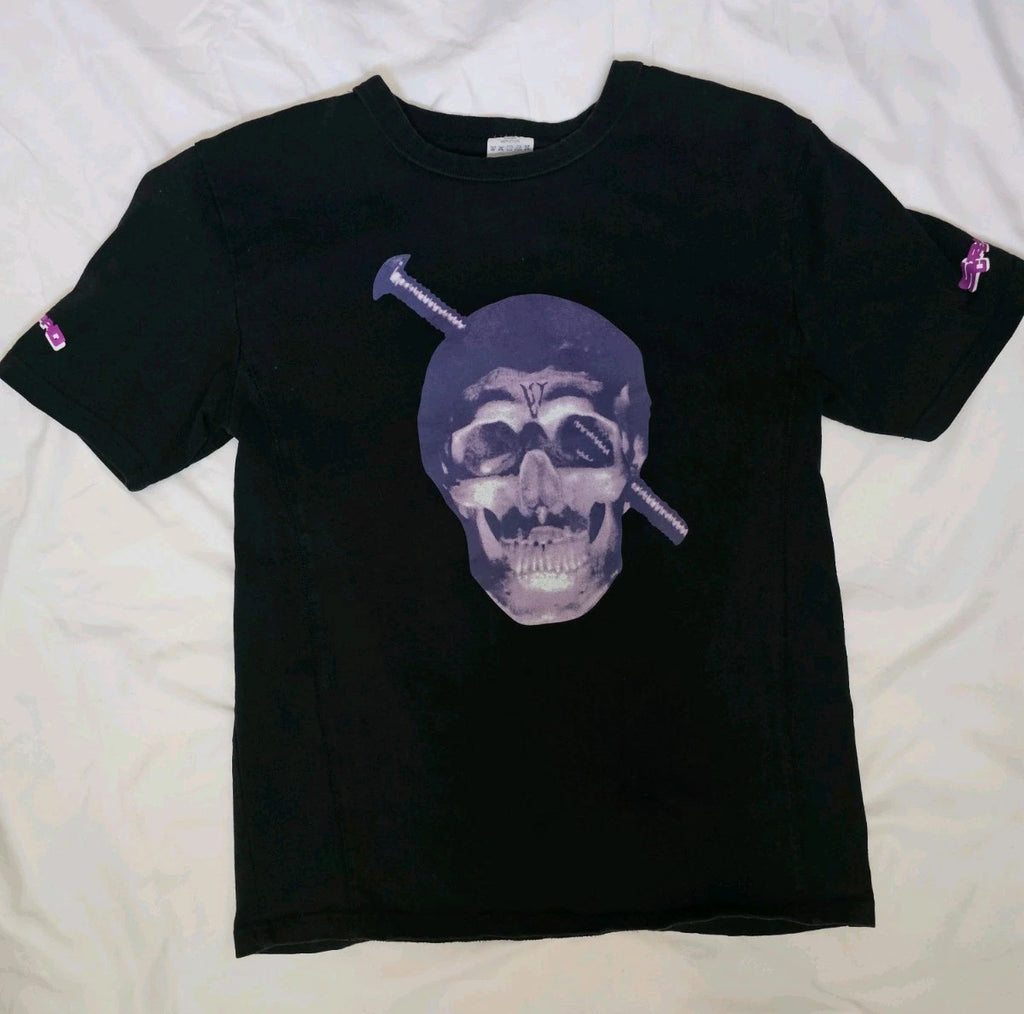 Screwhead Men's M Tshirt Graphic Tee Black Short Sleeve Skull