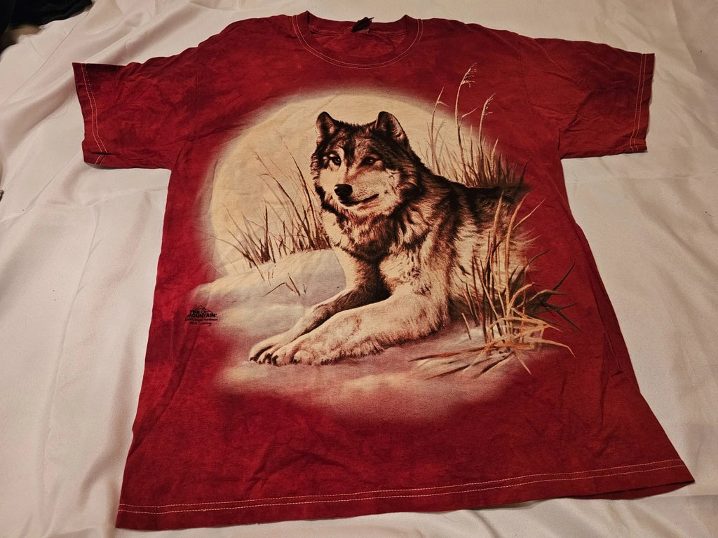 The Mountain Wolf Red Shirt - Adult Size Large
