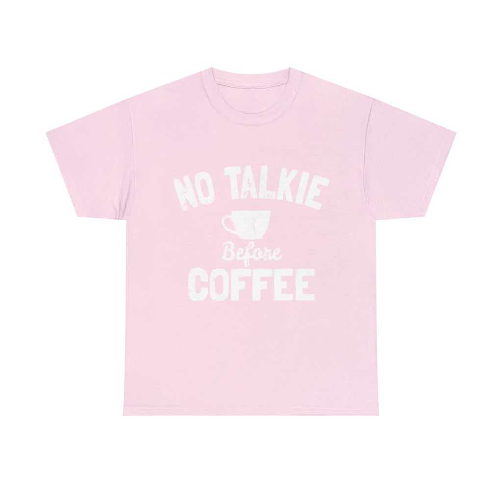 No Talkie Before Coffee Graphic T-Shirt, Sizes S-5XL