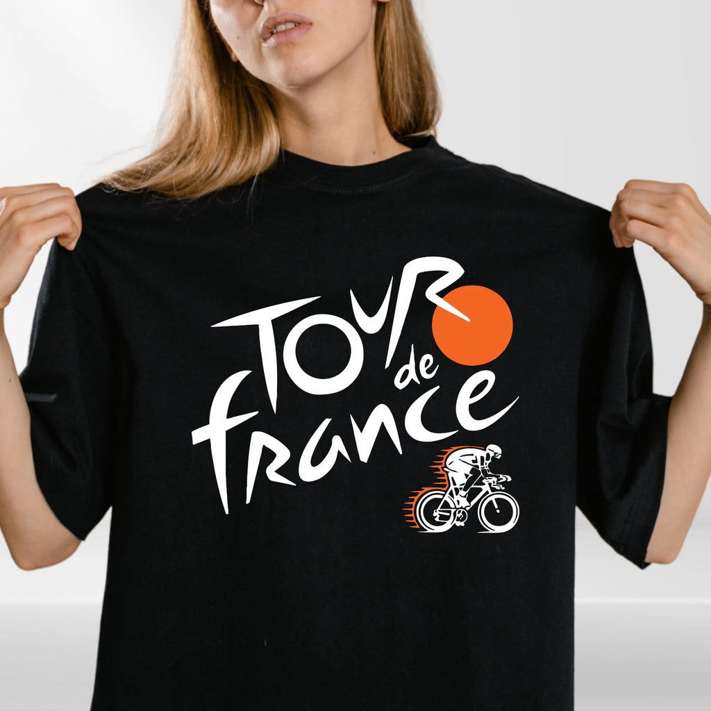 Tour De France Cycling Race Competition T-Shirt Cyclist Ride Unisex Tee