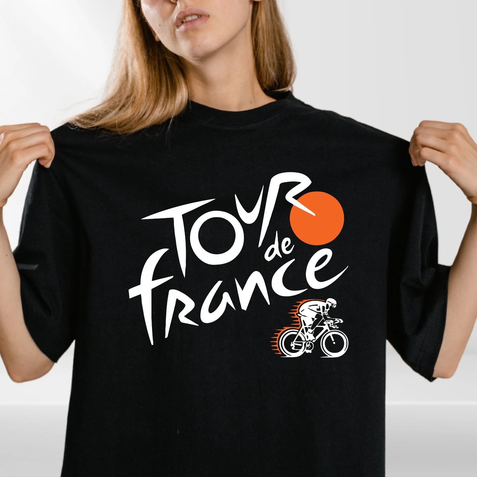 Tour De France Cycling Race Competition T-Shirt Cyclist Ride Unisex Tee