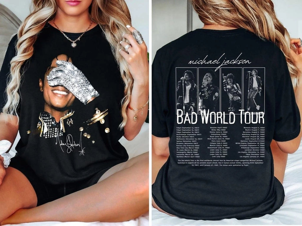 Michael Jackson World Tour Shirt