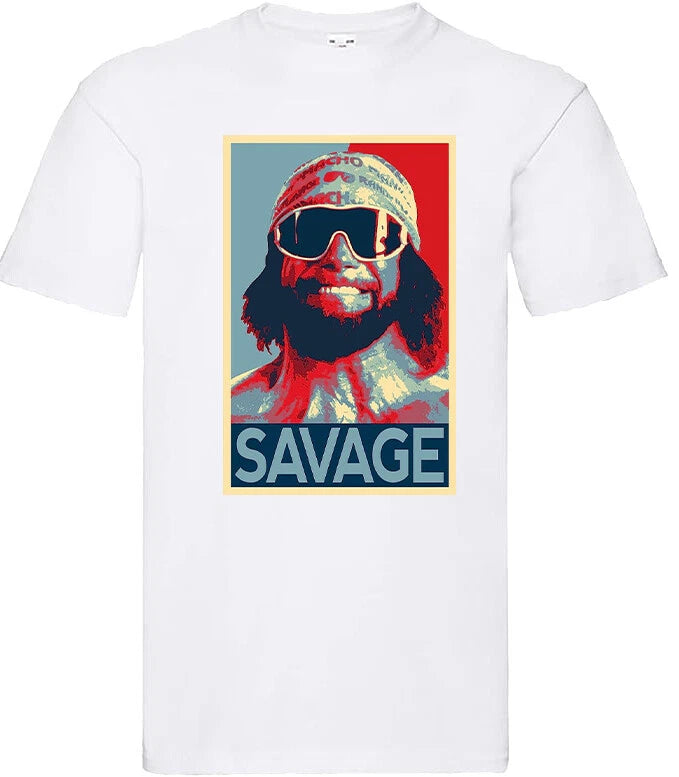 film movie horror  wrestling t shirt for the macho man randy savage fans