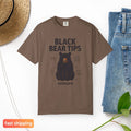 Black Bear Tips T-shirt Unisex Comfort Colors | Funny Hiking Wildlife Teeshirt