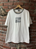 Vintage 2000s Y2K Quiksilver Ringer Shirt Size L Surf Wear