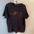 Vintage WORD Scrabble Fan Gamer Game Players Pop Art Graphic T-Shirt Black Sz M