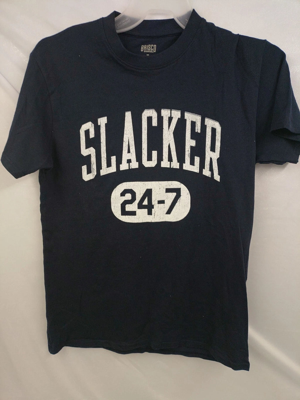 Slacker Lazy People Gym Workout Gift Long Sleeve Tshirt for Men / Women Size (M)
