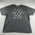Tapout Shirt Mens 4XB Big Tall Dark Gray MMA Fighting Streetwear Y2K Eagle